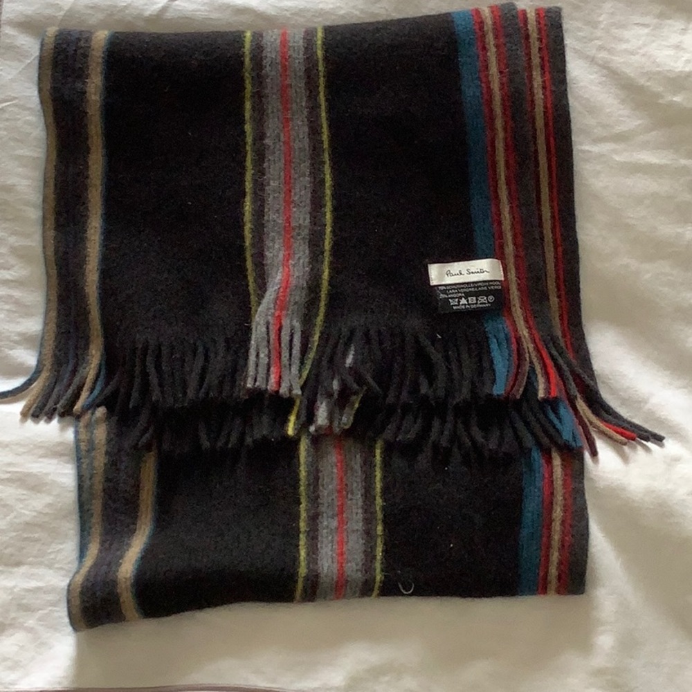 Men’s Paul Smith wool scarf